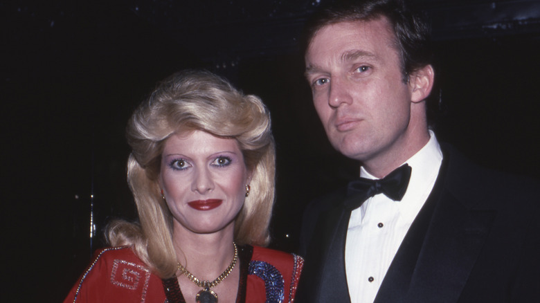 Ivana and Donald Trump out in New York 1982