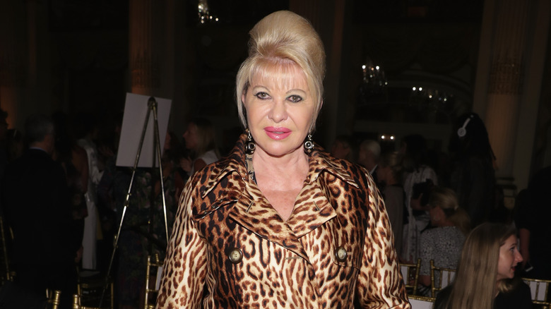 Ivana Trump posing