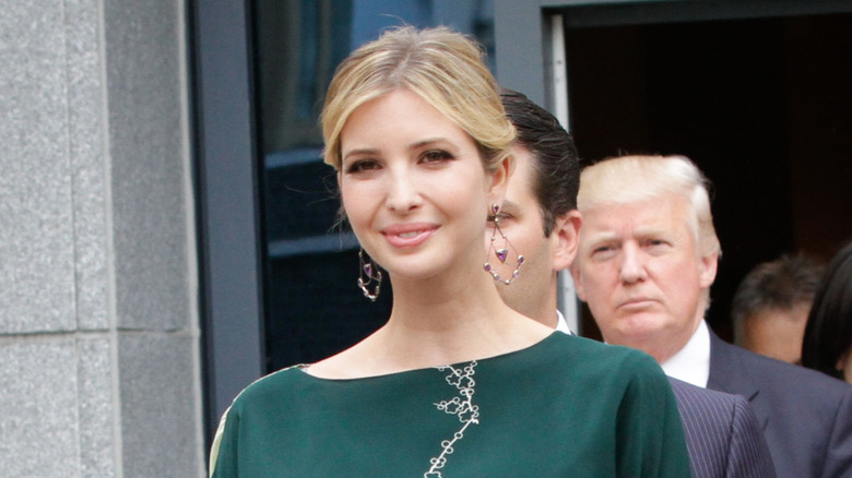 Ivanka Trump softly smiling