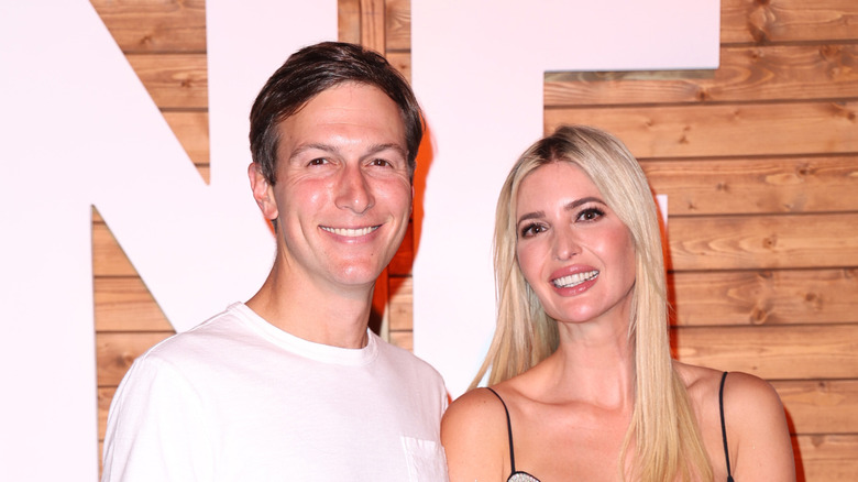 Jared Kushner and Ivanka Trump smiling in 2022