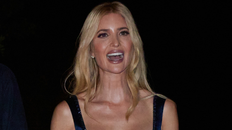 Ivanka Trump walking at Carbone Beach