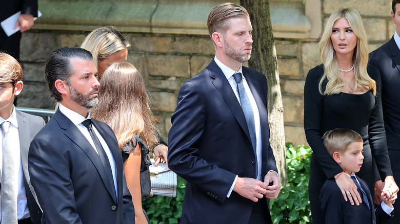 Ivanka looking at her brother