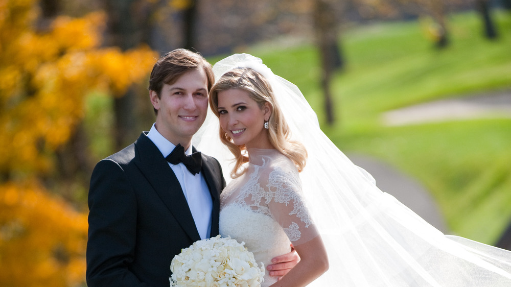 Ivanka and Jared Kushner at their wedding 2009