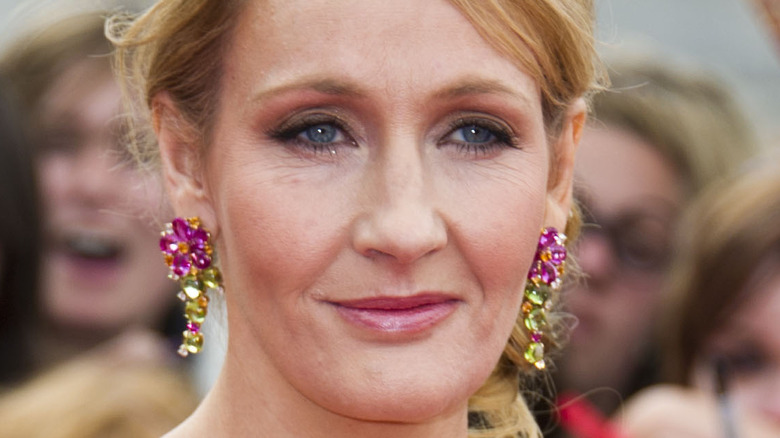 J.K. Rowling at premiere of "Harry Potter and the Deathly Hallows Pt 2"