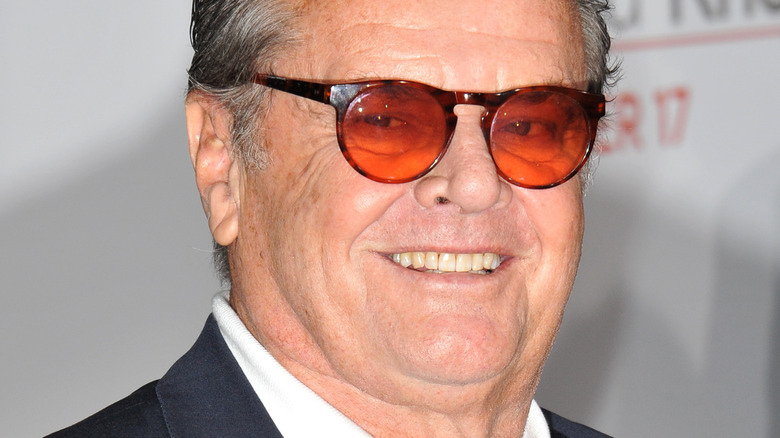 Jack Nicholson smiling in sunglasses