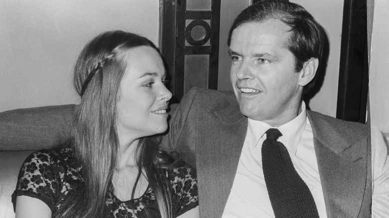 Jack Nicholson with Michelle Phillips circa 1970