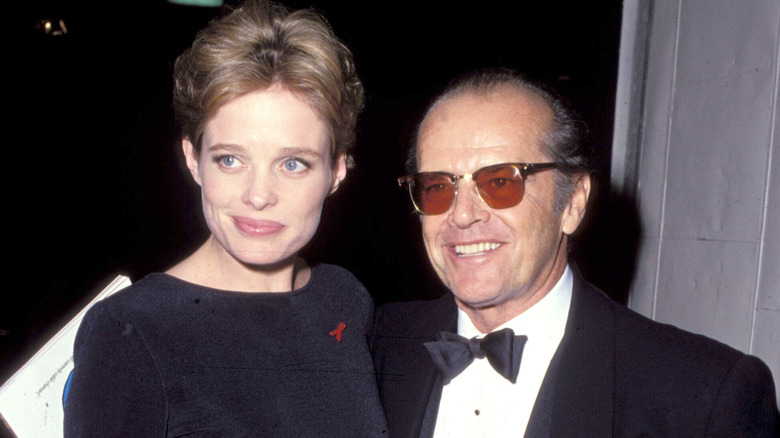 Jack Nicholson and Rebecca Broussard at American Film Institute