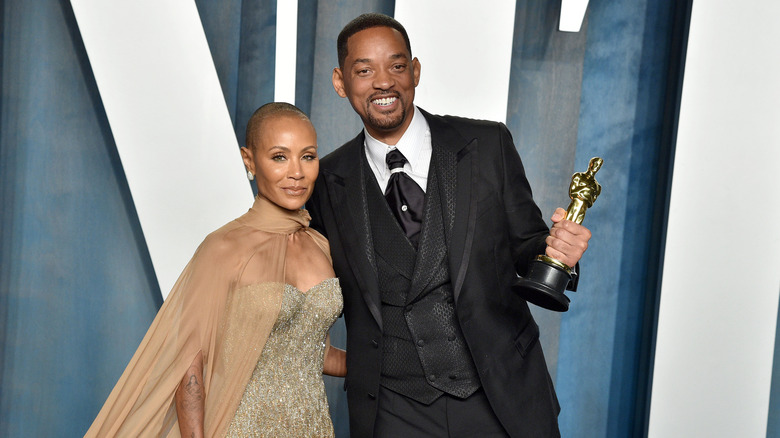 Jada Pinkett and Will Smith at Oscars