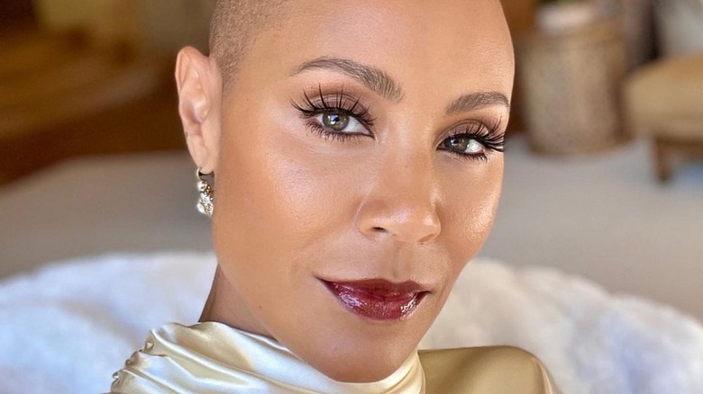 Jada Pinkett Smith smiling