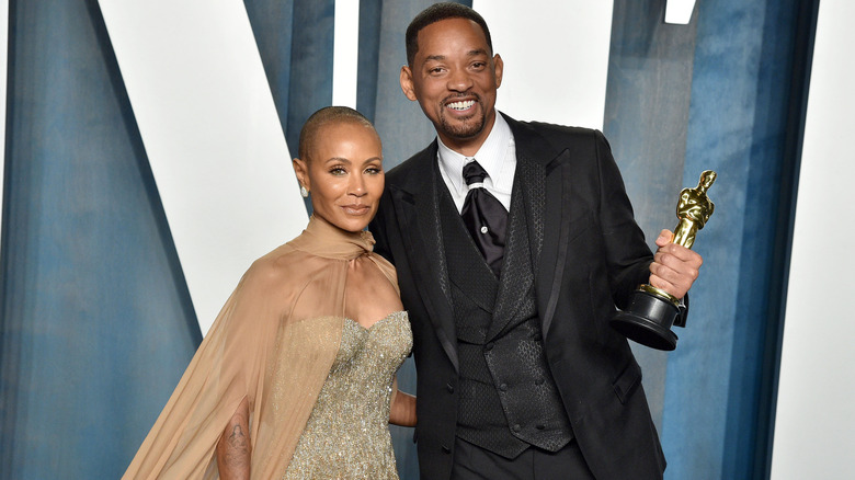 Jada Pinkett Smith and Will Smith posing together
