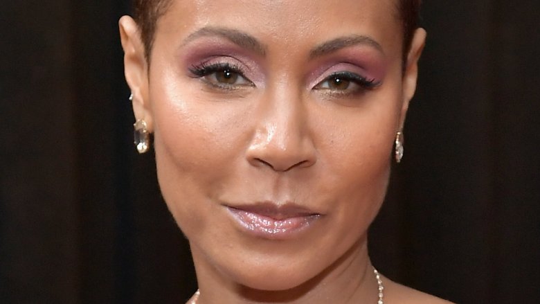 Jada Pinkett Smith small smile