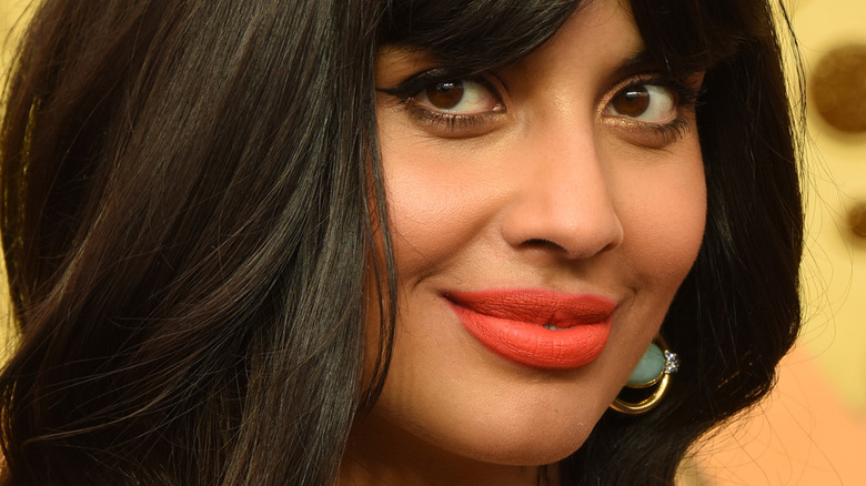 Jameela Jamil smiling