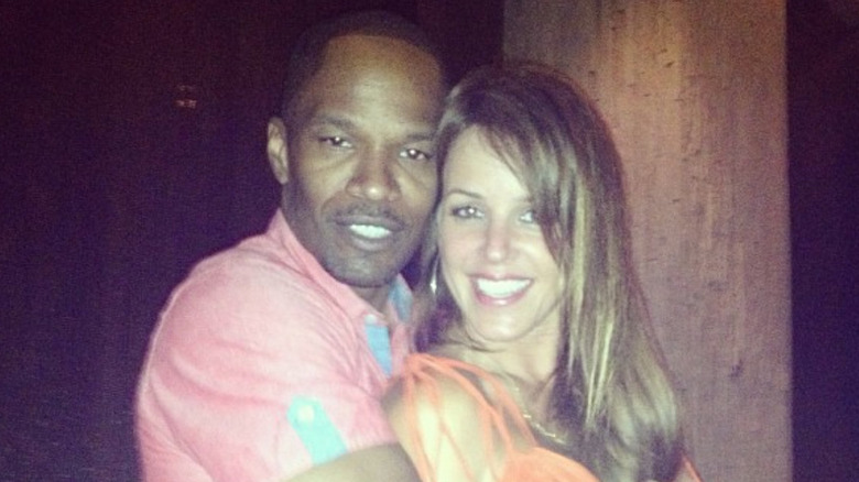 Jamie Foxx and Cristy Rice embrace