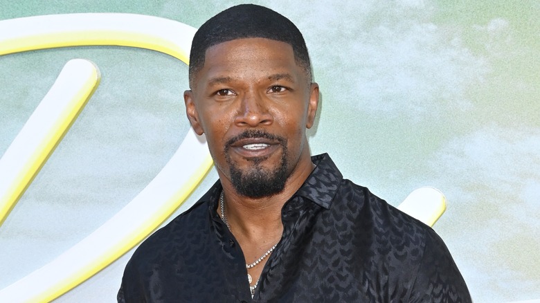 Jamie Foxx, smiling