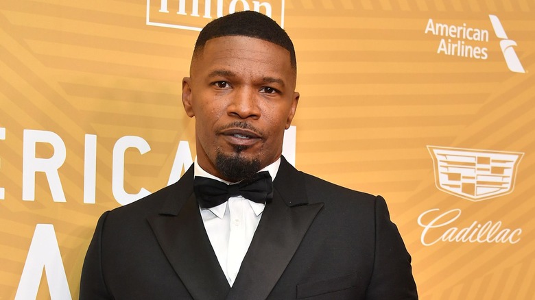 Jamie Foxx wearing a tux