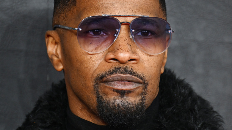 Jamie Foxx wearing shades