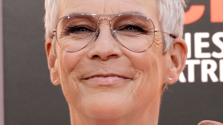 Jamie Lee Curtis smiling