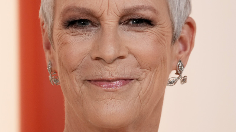 Jamie Lee Curtis smiles