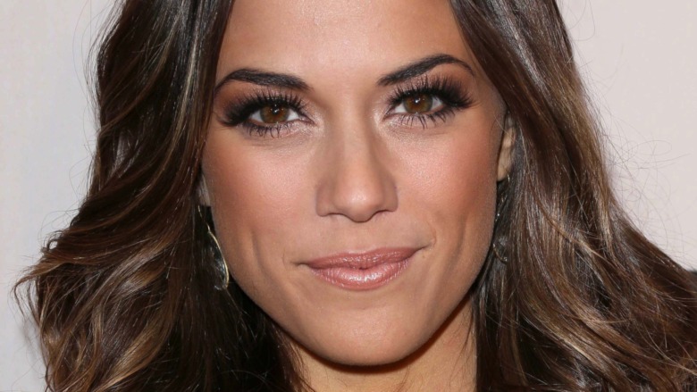 Jana Kramer smiling slightly