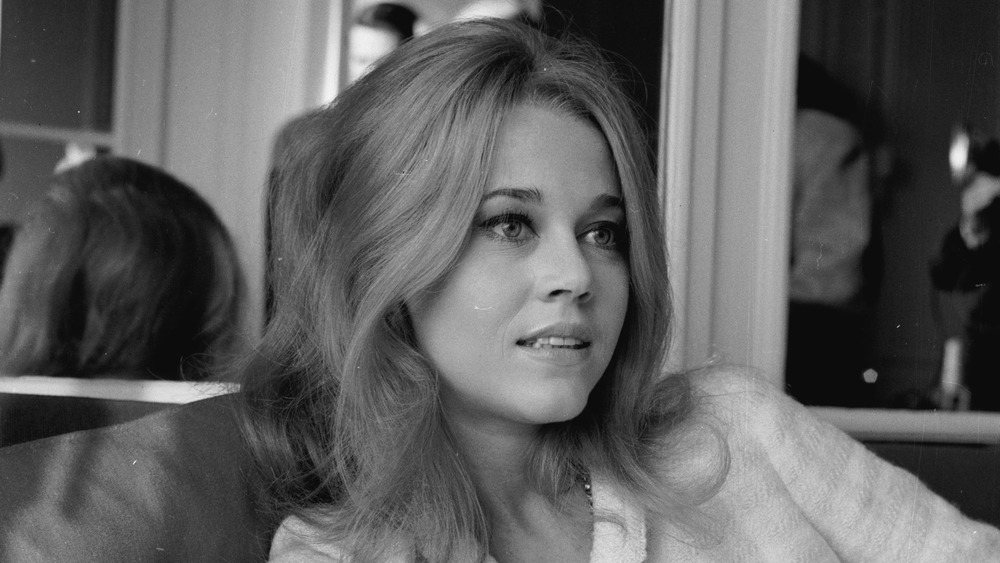 Jane Fonda posing for a portrait in 1965