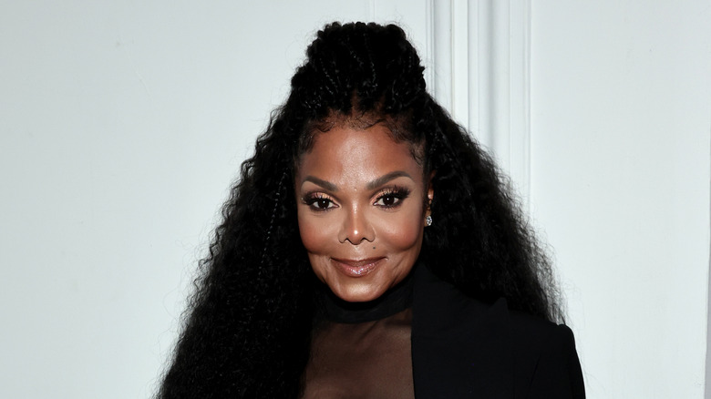 Janet Jackson smiling
