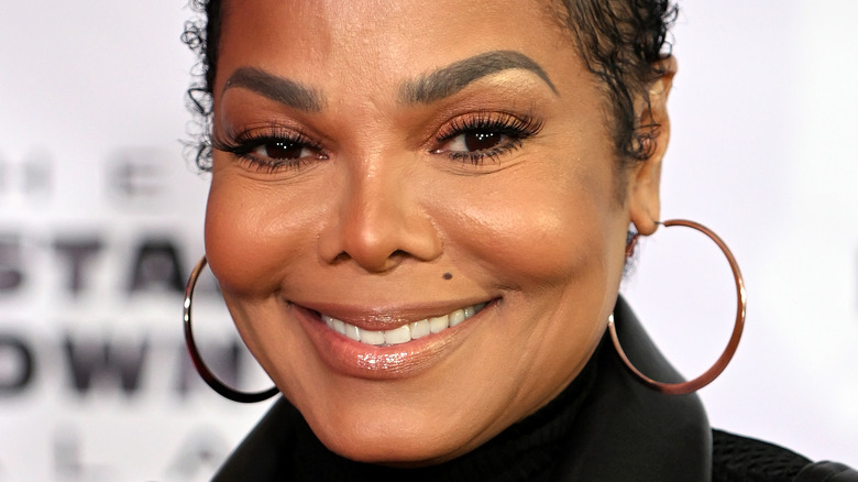 Janet Jackson smiling