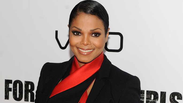 Janet Jackson smiling