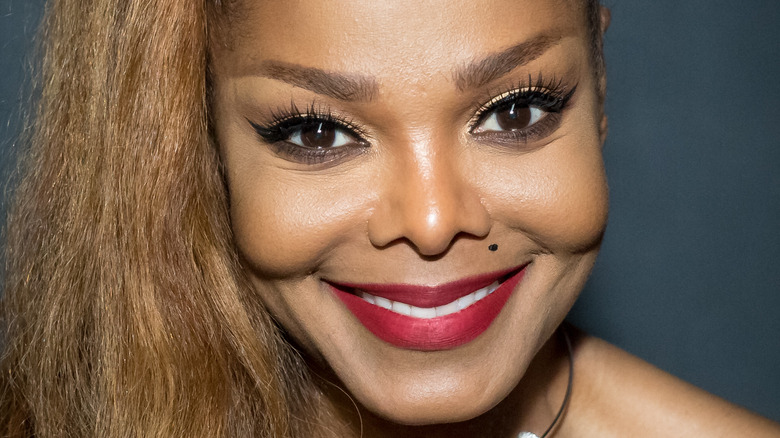 Janet Jackson smiling