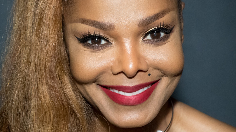 Janet Jackson smiling