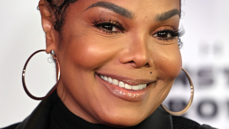 Janet Jackson smiling