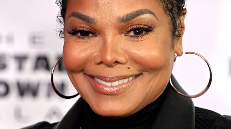 Janet Jackson smiling