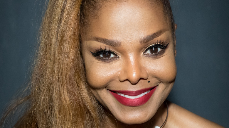 Janet Jackson smiling