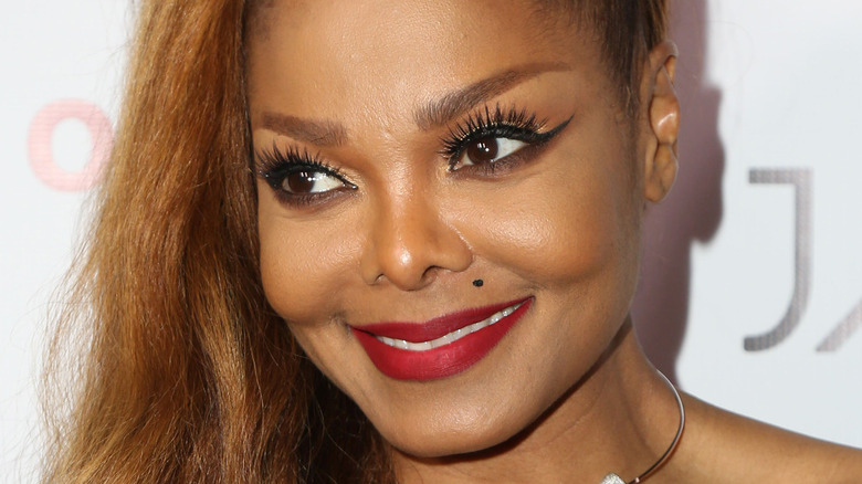 Janet Jackson smiling