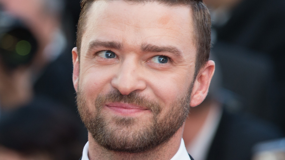 Justin Timberlake smirking