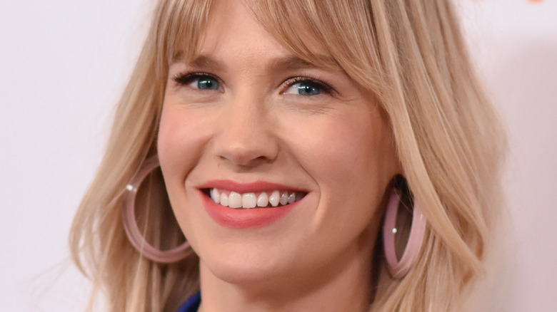 January Jones smiling