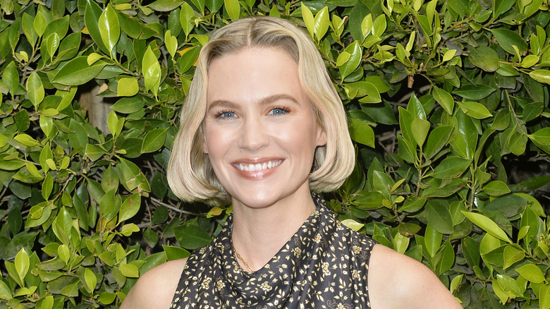 January Jones smiling