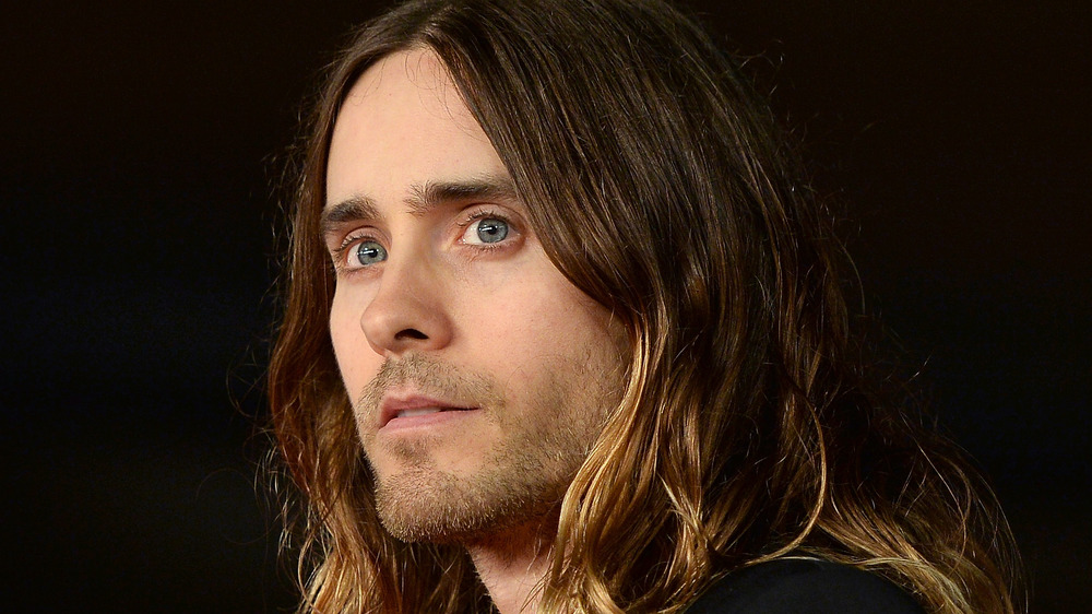 Jared Leto stares off into the distance