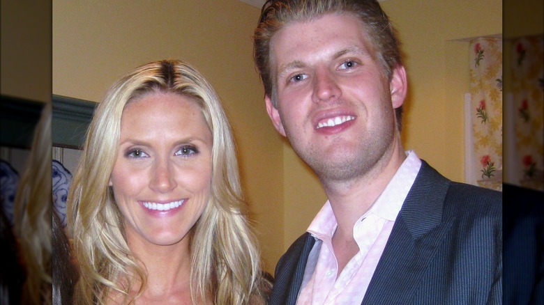 Lara Trump posing with Eric Trump