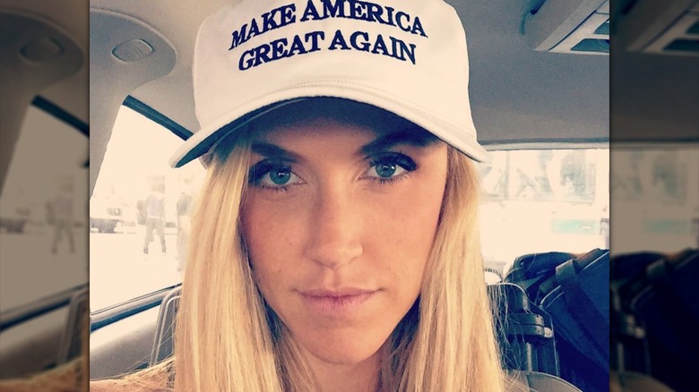 Lara Trump car selfie