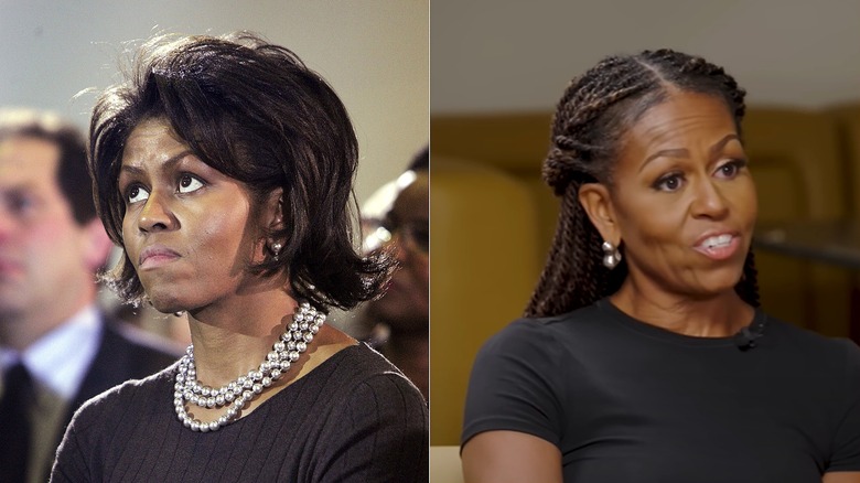 Before and after pics of Michelle Obama
