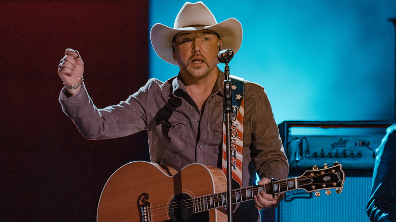 Jason Aldean at the CMT awards