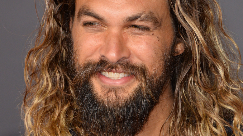 Jason Momoa smiling