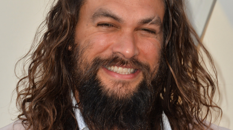 Jason Momoa smiling