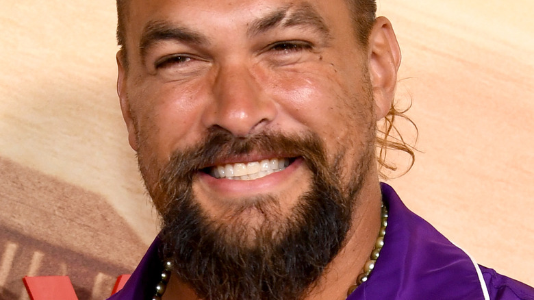 Jason Momoa smiling