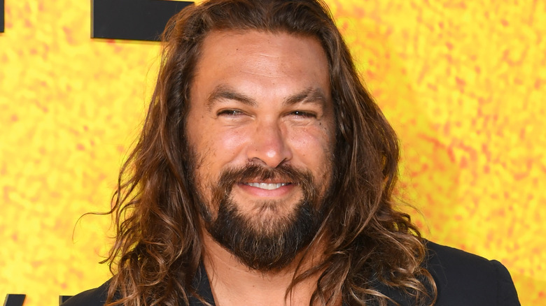 Jason Momoa smiling