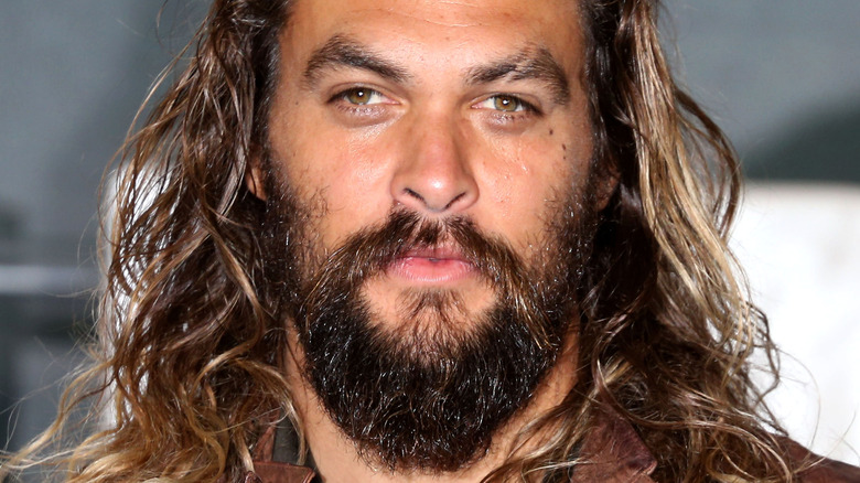 Jason Momoa on the red carpet