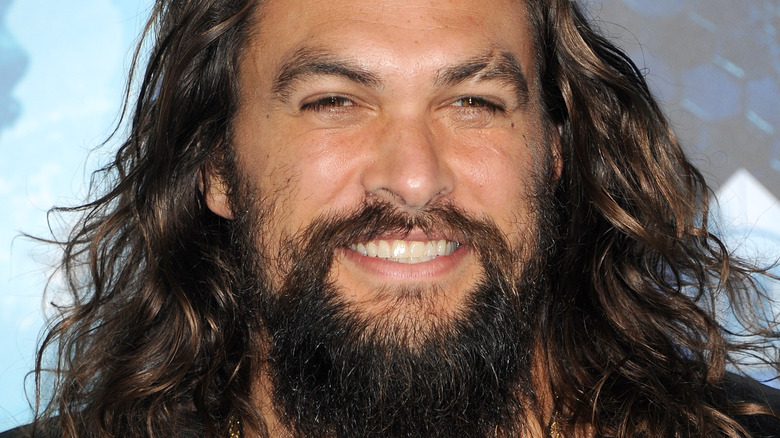 Jason Momoa smiling