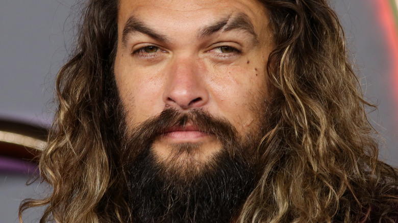 Jason Momoa posing in 2021