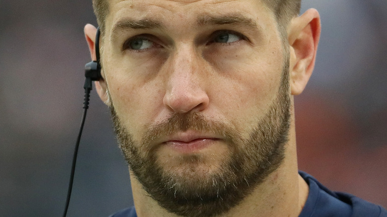 Jay Cutler with a neutral expression