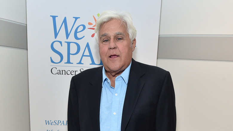 Jay Leno poses 